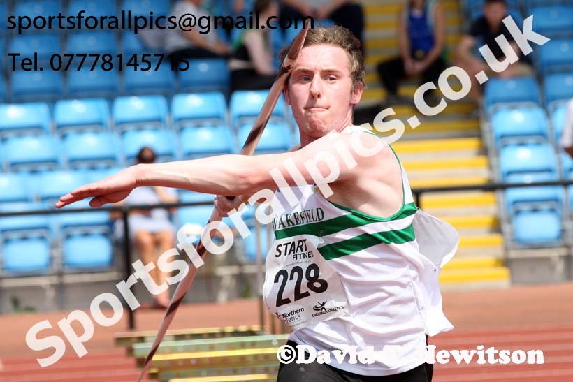 Senior mens javelin, Northern Senior and Under-20s Champs., Sports City, Manchester. Photo: David T. Hewitson/Sports for All Pics
